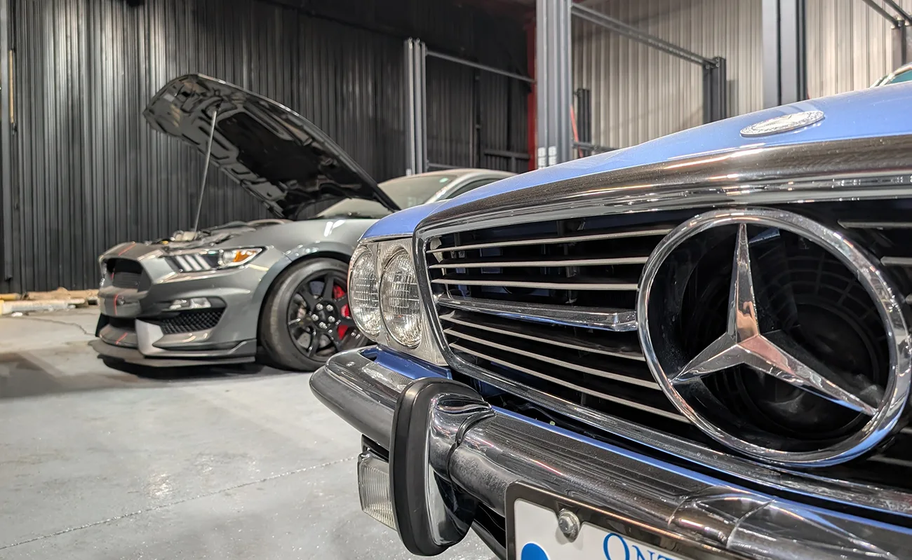 Preparing a car for winter storage in Toronto with cover and battery care