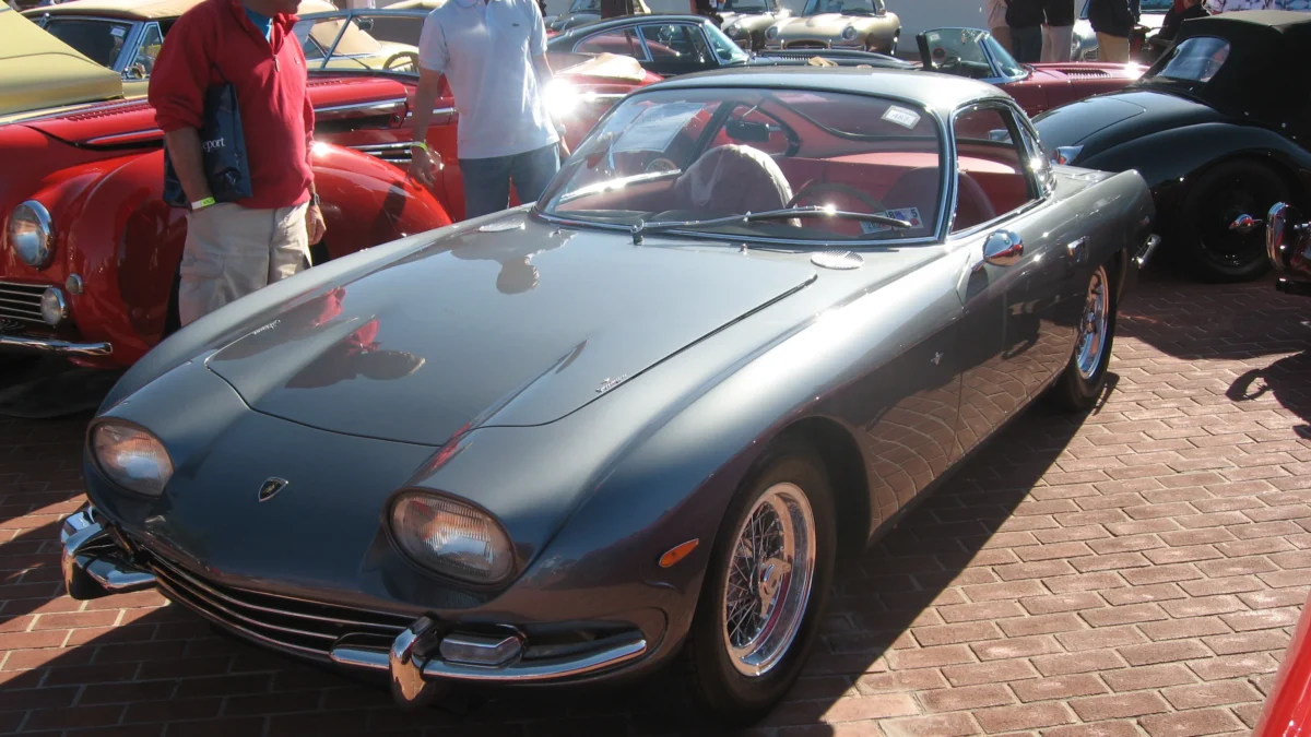 The Lamborghini 350 GT, the first road car built by Ferruccio Lamborghini, debuted in 1963 as a direct response to Enzo Ferrari