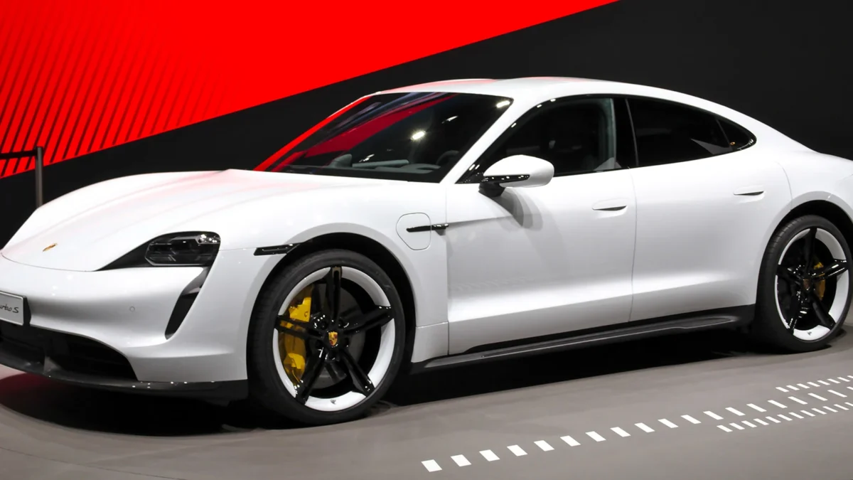 porsche taycan ev writedown 2025