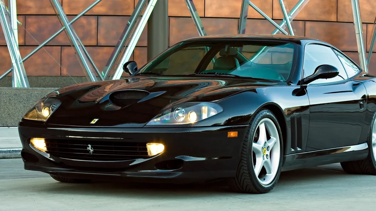 Ferrari 550 Maranello, representing modern classics that have dramatically appreciated in value.