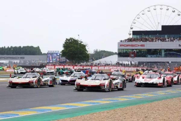 A line-up of 2026 Le Mans Hypercar entries from Ferrari, Toyota, Porsche, Cadillac, Aston Martin, BMW, Alpine, Peugeot and Genesis ahead of the 94th 24 Hours of Le Mans at the Circuit de la Sarthe.