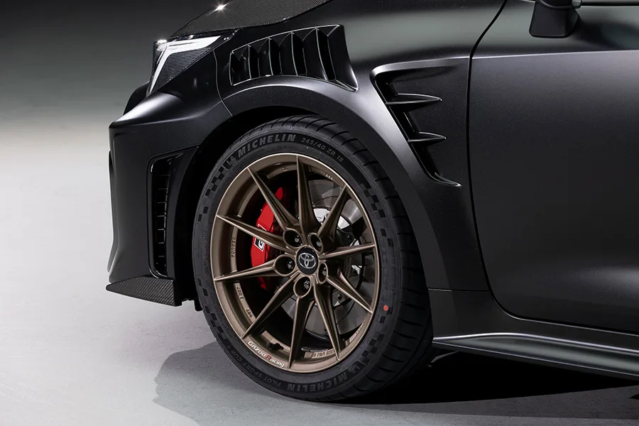 toyota grmn corolla 2026 front fender wheel